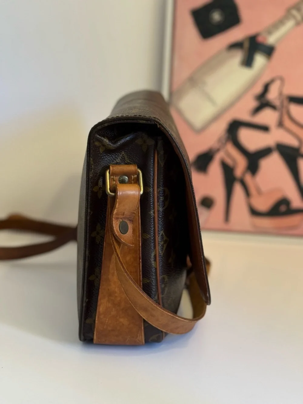 Louis Vuitton Cartouchiere MM  Monogram Crossbody Bag 🌟 - Picture 9 of 15